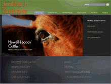 Tablet Screenshot of hewellfamilytarentaise.com
